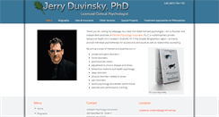 Desktop Screenshot of drjerryduvinsky.com